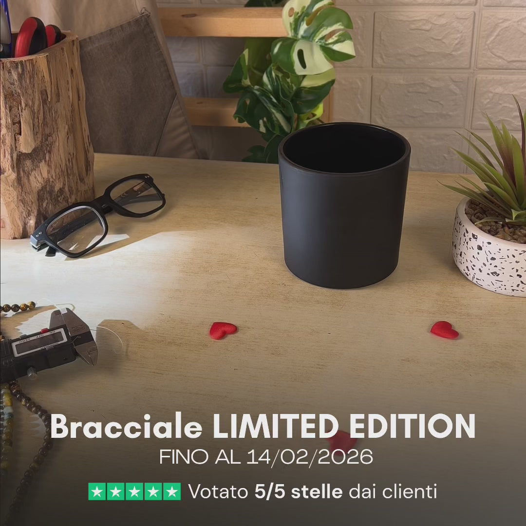 Carica video: Bracciale Anima in ossidiana e ametista