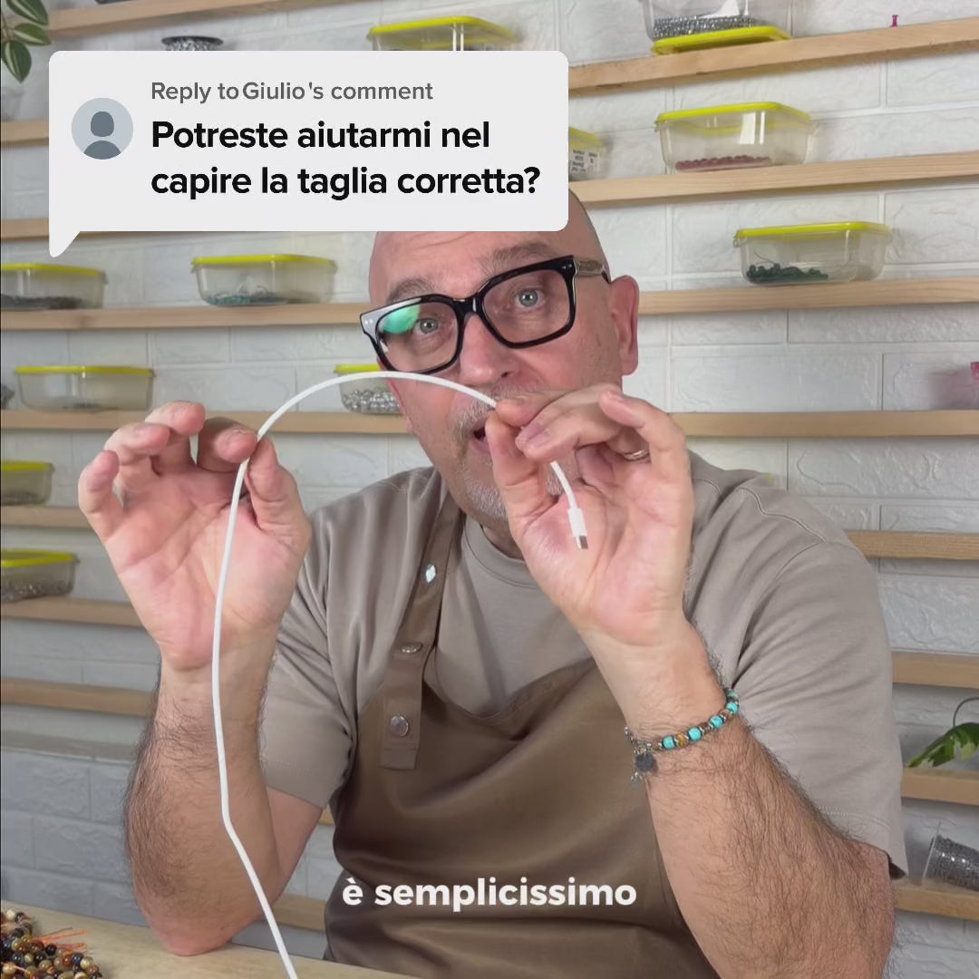 Carica video: Bracciale Adriatico in occhio di tigre ed ematite | 8mm