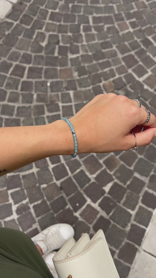 Serenity Bracelet in Blue Angelite