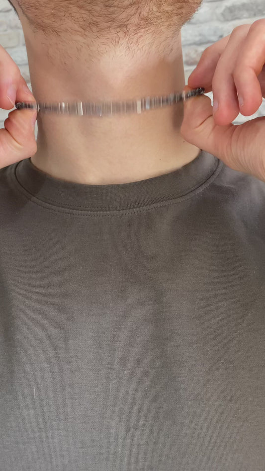 Collana Navàl in ematite