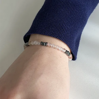 Bracciale Armonia in Quarzo rosa
