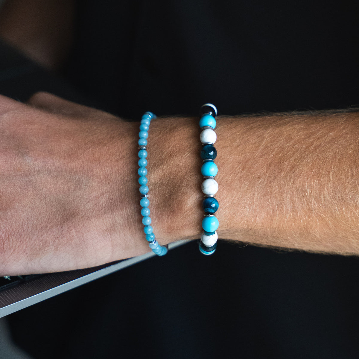 SET bracciali Angelo + Lungomare | 4-8mm