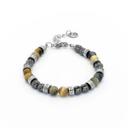 Bracciale Bacaro in ematite e occhio di tigre